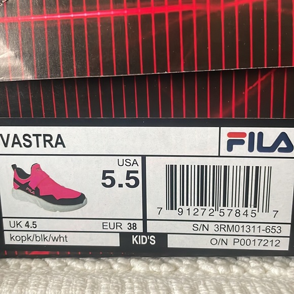 Girls FILA Vastra Shoes Various - Picture 7 of 8